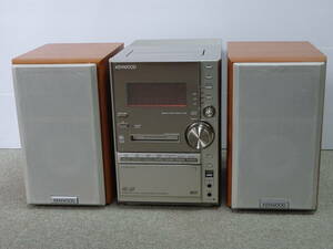 中古 KENWOOD コンパクトディスクステレオシステム RXD-SV3MD 2006年製 システムコンポ リモコン欠品 スピーカー配線欠品 ケンウッド
