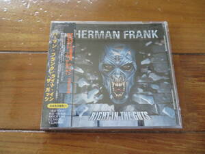 国内盤未開封　/　Herman Frank // Right In The Guts _ RBNCD-1101