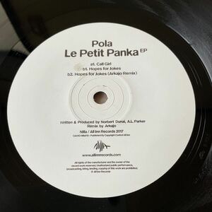 12インチ POLA - LE PETIT PANKA EP 2018 House, Tech House, Acid House, Minimal, Breakbeat