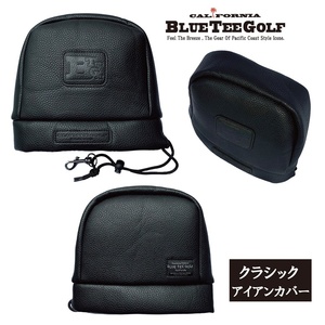 ◆③【IC:ブラック】ブルーティーゴルフ 【BTGクラシック　バージョン】アイアン用ヘッドカバー BLUE TEE GOLF HCC-001