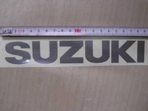 スズキ　SUZUKI　タンク　カウル　ステッカー　デカール　ロゴマーク　銀　19cm　RG　TS　カタナ　GSX　
