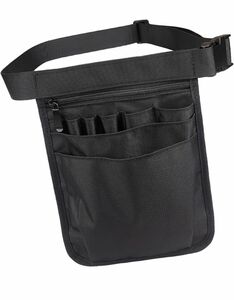 サムコス ウエストポーチ 工具袋 保育 仕事用 エプロンバッグ ウエストバッグ ベルト付 多機能ポケット