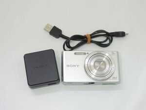 動作品 SONY ソニー DSC-W830 デジタルスチルカメラ コンデジ デジカメ 2010万画素 純正充電ACアダプター付き
