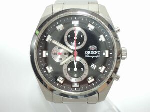 動作品 Orient オリエント クロノグラフ TTOU-C2-B デイト クオーツ メンズウォッチ 腕時計