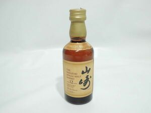 SUNTORY サントリー 山崎 12年 シングルモルトウイスキー ミニボトル 未開栓