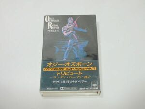 OZZY OSBOURNE オジー・オズボーン / トリビュート ランディ・ローズに捧ぐ ライブ 1981年 カナダツアー カセットテープ