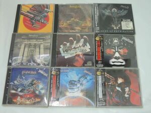 Judas Priest ジューダスプリースト CD9枚 ステンドグラス ラムイットダウン ペインキラー 殺人機械 復讐の叫び ブリティッシュスティール