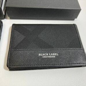 未使用 新品 BLACK LABEL CRESTBRIDGE ブラックレーベル クレストブリッジ 長財布 名刺入れ セット 0429の画像3