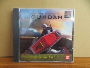 KM7052★PS 機動戦士ガンダム バージョン2.0 MOBILE SUIT GUNDAM VERSION2.0 ケース説明書付き 起動確認済み 研磨・クリーニング済み