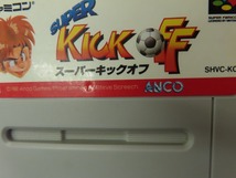 KM7070★SFCソフトのみ スーパーキックオフ SUPER KICK OFF 起動確認済み クリーニング済み スーファミ_画像9