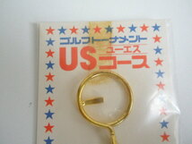 任天堂ゴルフトーナメント　ＵＳコース・イベントキーホルダー　ディスくん　未使用品　非売品　_画像2