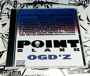 (CD) OGD'Z － Point Blank / G-rap / G-luv / Gangsta / HipHop / Hip Hop / Gラップ / ギャングスタ / ウェッサイ