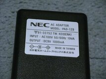 [NEC-HE] PCエンジンDUO-R専用 ACアダプター [型番:PAD-129](動作確認済)_画像2