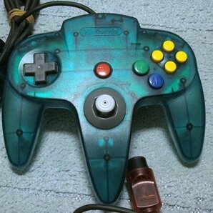 [Nintendo] N64コントローラブロス クリアレッド＆クリアブルー 計4台セットの画像3