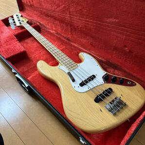 【動作未確認】Fernades フェルナンデス エレキベース BURNY BASS 70年代 ナチュラル ハードケース付き (RM-016)の画像8