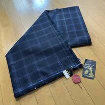 Scabal スキャバル イギリス製 英国製 ヴィンテージ 70s 紳士服 高級 服地 布地 背広 スーツ生地2.9m(RF-156)_画像1