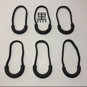  new goods * prompt decision * free shipping * zipper. . hand ( zipper tab* fastener tab) black ×6 piece set 