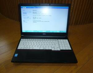 富士通 LIFEBOOK A574/M Corei3-4100M 320GB/4GB/ Wifi/Bios確認　部品取り ジャンク　管35