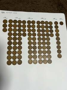 ギザギザ　10円玉　昭和26年〜33年　101枚