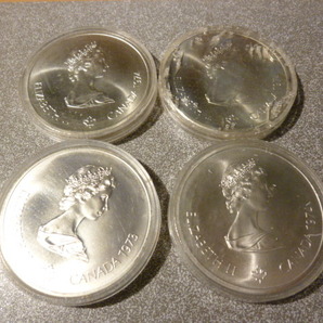カナダ モントリオールオリンピック 記念銀貨 10ドル４枚まとめて の画像2