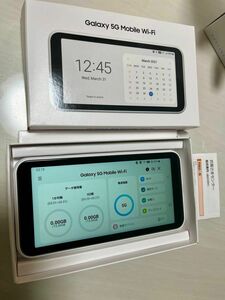 美品　SAMSUNG Galaxy 5G Mobile Wi-Fi SCR01