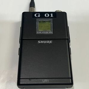 SHURE UR1-G1HK 国内正規品 開封未使用品 動作品 美品 擦傷錆汚れ等有り 現状渡し ＊工事設計認証の証明書付 最後の出品の画像1