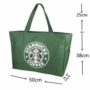 スターバックス 超大容量トートバッグ ハンドバッグ スタバ 海外限定 ブラックの画像3