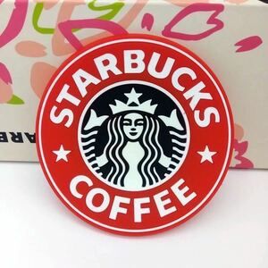 スタバ　スターバックス　海外限定　コースター　赤