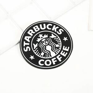 スタバ　スターバックス　海外限定　コースター　黒