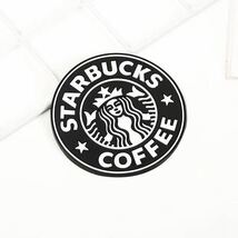 スタバ　スターバックス　海外限定　コースター　黒_画像1