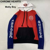 ☆限定☆ CHROME HEARTS × Matty Boy 配色　パーカー　メンズ　_画像1