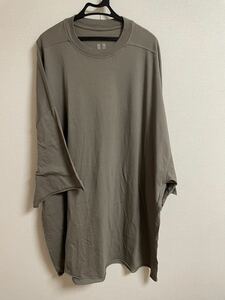 Rick Owens リックオウエンス 半袖Tシャツ カットソー Tommy T トミーTシャツ ONE SIZE ダスト DUST RR02A5205-JA