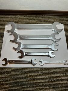  unused 32-30 27-24 22-19 17-13 14-12 10-8mm both . spanner spanner set tool automobile maintenance hand tool machine tool plain 