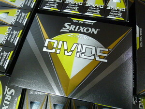 ◆2023年！最新◆SRIXON/スリクソン/日本正規品 NEW Z-STAR DIVIDE/イエロー×ホワイト/1ダース/01・02・03・04◆松山秀樹！