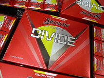 ◆2023年！最新◆SRIXON/スリクソン/日本正規品 NEW Z-STAR XV DIVIDE/イエロー×ホワイト/2ダース/Wナンバー◆松山秀樹！_画像5