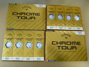 ◆2024年！新登場/正規品◆キャロウェイ ゴルフ CHROME TOUR TRIPLE TRACK/ホワイト/2ダース/Callaway/WH◆クロムツアー/新品