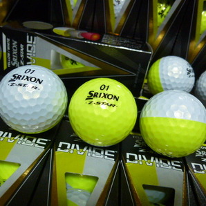 ◆2023年！最新◆SRIXON/スリクソン/日本正規品 NEW Z-STAR DIVIDE/イエロー×ホワイト/2ダース/01・02・03・04◆松山秀樹！の画像4