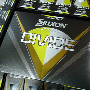 ◆2023年！最新◆SRIXON/スリクソン/日本正規品 NEW Z-STAR DIVIDE/イエロー×ホワイト/2ダース/01・02・03・04◆松山秀樹！の画像2