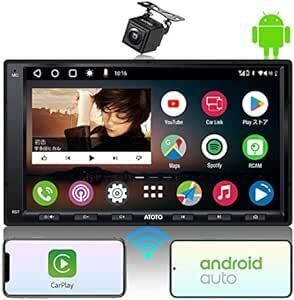 [7インチ] ATOTO A6PF Android カーオーディオ 2 Dinカーナビ 、ワイヤレスCarPlay 、ワイヤレ