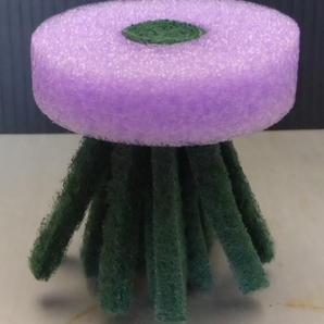 メダカ 産卵床 タマゴトリーナ 卵トリーナ （紫色） 10セット (研磨剤無し) の画像2