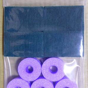 メダカ 産卵床 タマゴトリーナ 卵トリーナ （紫色） 10セット (研磨剤無し) の画像4
