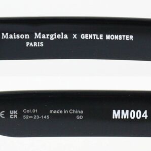 ● Maison Margiela × Gentle Monster サングラス MM004 01 ブラック ●NOE09626 メゾン マルジェラ ジェントルモンスター コラボの画像5