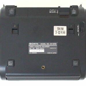 ☆ SONY ビデオカセットレコーダー Video8 ビデオウォークマン GV-SX50 【再生OK/ジャンク】 ☆AHB08383 1994年製の画像9