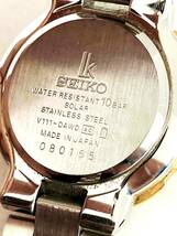 SEIKO セイコー LUKIA ルキア SOLAR ソーラー 腕時計 v111-0aw0 レディース lk_画像4