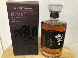 HIBIKI サントリー 響 21年WHISKY SUNTORY ウイスキー　化粧箱付　