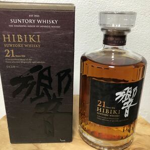 HIBIKI サントリー 響 21年WHISKY SUNTORY ウイスキー 化粧箱付 の画像1
