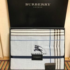 バーバリー BURBERRY タオルケット　新品　日本製西川産業