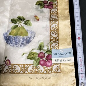 WEDGWOOD スカーフ シルク 未使用長期保存品の画像1