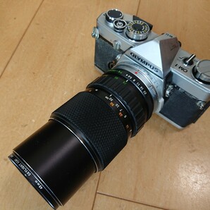 OM1 2台 OM10 2台 50mm F1.4 75-150mm 2本 28-200mm カメラ4台 レンズ4本 ストロボ ジャンク  オリンパス OLYMPUSの画像8