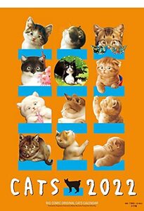 2022年 ビッグコミックオリジナル 村松誠 猫カレンダー ( カレンダー )